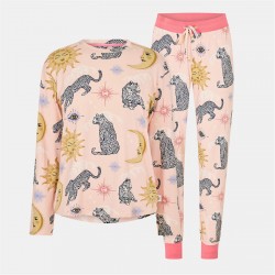 пижама,дамски,пижами,chelsea,peers,classic,pyjama,set,pink,leoprd,ply