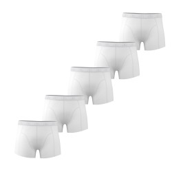 Giorgio Mens Essential 5-Pack Trunks - White giorgio,mens,essential,5,pack,trunks,white