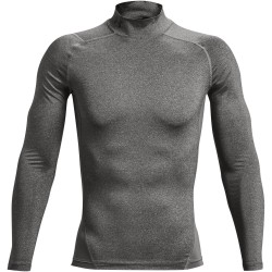 Under Armour HeatGear® Mock Long Sleeve Mens - Carbon футбол,футболни,горнища,under,armour,heatgear,mock,long,sleeve,men,s,carbon