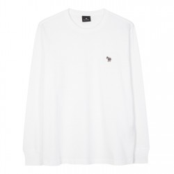 тениска,мъжки,тениски,ps,paul,smith,zebra,long,sleeve,t,shirt,white,01