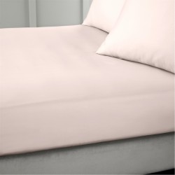 спално,бельо,и,комплекти,bianca,400,thread,count,cotton,sateen,fitted,sheet,blush,pink