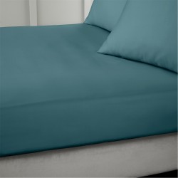 спално,бельо,и,комплекти,bianca,400,thread,count,cotton,sateen,fitted,sheet,teal