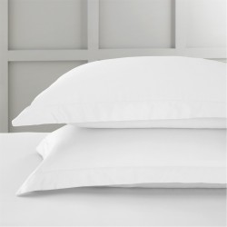 спално,бельо,и,комплекти,bianca,400,tc,cotton,sateen,oxford,pillowcase,pair,white