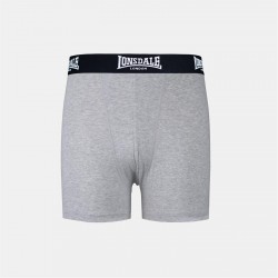 юношески,боксерки,детско,бельо,lonsdale,2,pack,trunk,shorts,juniors,grey
