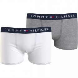 боксерки,детско,бельо,tommy,hilfiger,tommy,2,pack,logo,trunks,white,grey,0wu