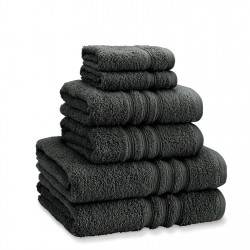 Хавлиена кърпа Catherine Lansfield Zero Twist Cotton 6 Piece Towel Bale Set - Charcoal Grey хавлиена,кърпа,хавлии,аксесоари,за,баня,плажни,кърпи,аксесоари,на,разпродажба,плувни,аксесоари,кърпи,и,хавлии,catherine,lansfield,zero,twist,cotton,6,piece