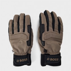 Ръкавици Boss Boss Ski Glove Sn99 - Beige ръкавици,ръкавици,шапки,и,шалове,зимни,аксесоари,промоция,на,зимни,облекла,аксесоари,на,разпродажба,ски,ръкавици,ски,boss,boss,ski,glove,sn99,beige
