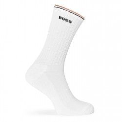 чорапи,чорапи,на,разпродажба,всички,чорапи,аксесоари,на,разпродажба,мъжки,чорапи,boss,men's,rib,stripe,quarter,socks,white,100