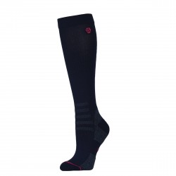 Weatherbeeta Compression Knee Length Riding Sock - Navy/Pink спортни,чорапи,всички,чорапи,мъжки,чорапи,дамски,чорапи,екипировка,за,езда,чорапи,за,езда,аксесоари,за,езда,weatherbeeta,compression,knee,length,riding,soc