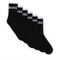 чорапи,чорапи,на,разпродажба,всички,чорапи,мъжки,чорапи,boss,men's,stripe,crew,socks,black,001