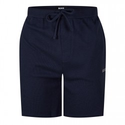 къси,панталони,мъжки,пижами,boss,embroidered,waffle,pyjama,shorts,navy,403
