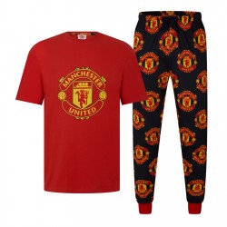 комплект,мъжки,пижами,team,football,pyjama,set,adults,man,utd