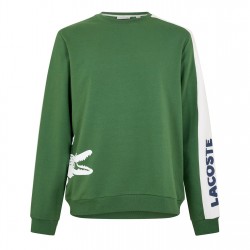 блуза,мъжки,пижами,lacoste,printed,lounge,sweatshirt,green,dqi