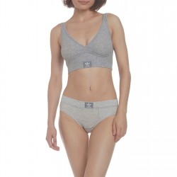 Бюстие ADIDAS ORIGINALS Adicolor Contempo Rib 2-2 Bralette - Heather Grey бюстие,аксесоари,на,разпродажба,adidas,originals,adicolor,contempo,rib,2,2,bralette,heather,grey