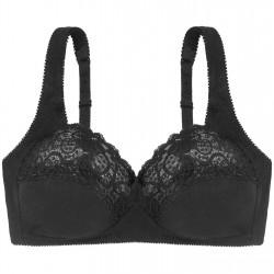 dorina,georgina,cotton,wireless,bra,black