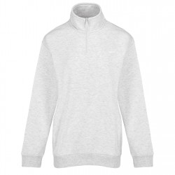 блуза,slazenger,women's,funnel,neck,quarter,zip,sweatshirt,ice,grey,marl