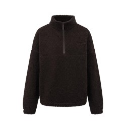 дамски,полари,дамски,жилетки,usa,pro,borg,quarter,zip,fleece,womens,espresso