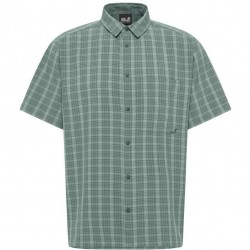Тениска Jack Wolfskin Mens JW Meseta Short-Sleeve Performance T-Shirt - Green тениска,jack,wolfskin,men,s,jw,meseta,short,sleeve,performance,t,shirt,green