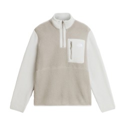 The North Face TNF Yumiori Quarter Zip Fleece Mens - Stone Slab мъжки,полари,туризъм,the,north,face,tnf,yumiori,quarter,zip,fleece,mens,stone,slab