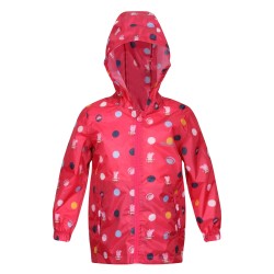 Детско непромокаемо яке Regatta Unisex Kids Pepa Waterproof Jacket - BrtBlshPolka детско,непромокаемо,яке,детски,якета,и,палта,детски,водоустойчиви,regatta,unisex,kids,pepa,waterproof,jacket,brtblshpolka