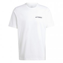 тениска,туристическо,облекло,мъжко,туристическо,облекло,разпродажба,adidas,мъжки,тениски,adidas,terrex,mountain,graphic,t,shirt,white