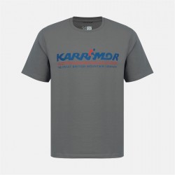 Тениска Karrimor Men's Graphic Cotton Short Sleeve T-Shirt - Charcoal тениска,туристическо,облекло,мъжко,туристическо,облекло,мъжки,тениски,karrimor,men's,graphic,cotton,short,sleeve,t,shirt,charcoal
