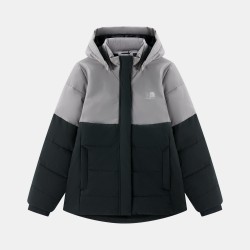 Яке Karrimor Kids Orbit Baffle Thermolite Hooded Insulated Puffer Jacket - Grey/Black яке,детски,якета,и,палта,karrimor,kids,orbit,baffle,thermolite,hooded,insulated,puffer,jacket,grey,black