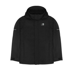 Karrimor Kids 10,000mm Waterproof Removable Fleece 3-in-1 Jacket - Black чорапи,всички,чорапи,детски,якета,и,палта,karrimor,kids,10,000mm,waterproof,removable,fleece,3,in,1,jacket,black