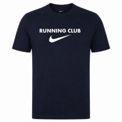 Тениска Nike Mens Nike Run Club T-shirt - Black тениска,мъжки,облекла,за,бягане,nike,mens,nike,run,club,t,shirt,black