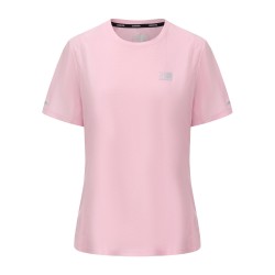 Дамска тениска Karrimor Short Sleeve T Shirt Ladies - Pink Mist дамска,тениска,облекла,за,бягане,дамски,облекла,за,бягане,лека,атлетика,karrimor,short,sleeve,t,shirt,ladies,pink,mist