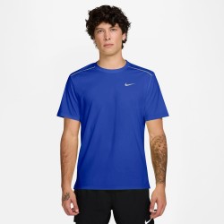 Nike DriFit Miler Running Top Mens - Hyper Royal мъжки,блузи,с,яка,мъжки,тениски,мъжки,потници,мъжки,облекла,за,бягане,облекла,за,бягане,лека,атлетика,nike,drifit,miler,running,top,mens,hyper,royal
