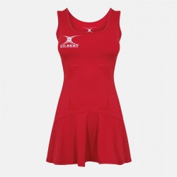 рокля,дамски,поли,и,рокли,дамски,облекла,размер,нетбол,gilbert,flare,dress,ld99,red