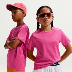 детски,тениски,бягане,nike,dri,fit,miler,big,kids,boys,training,top,rush,pink