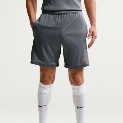 Мъжки къси панталони Nike Academy Shorts Mens - Grey/Hot Punch мъжки,къси,панталони,мъжки,къси,панталони,футболни,долнища,nike,academy,shorts,mens,grey,hot,punch