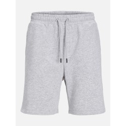 Поларени къси панталони Jack and Jones Mens Fleece Jogger Shorts - Lt Grey Melange поларени,къси,панталони,мъжки,къси,панталони,jack,and,jones,men,s,fleece,jogger,shorts,lt,grey,melange