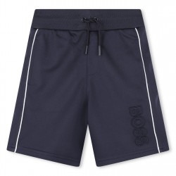 юношески,къси,панталони,детски,облекла,boss,striped,shorts,juniors,navy,849