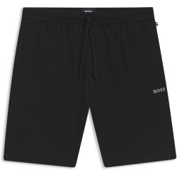 къси,панталони,мъжки,къси,панталони,boss,mens,boss,bodywear,waffle,soft,texture,shorts,black,001