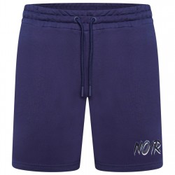 поларени,къси,панталони,мъжки,къси,панталони,societe,noir,men's,scribble,fleece,jogger,shorts,navy