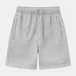 Slazenger Slaz Fleece Short Jn63 - Grey Marl дрехи,за,училище,ученическо,облекло,детски,къси,панталони,детски,3/4,панталони,slazenger,slaz,fleece,short,jn63,grey,marl