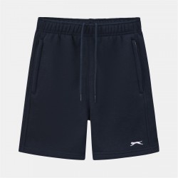 Поларени къси панталони Slazenger Kids' Fleece Jogger Shorts - Navy поларени,къси,панталони,дрехи,за,училище,ученическо,облекло,детски,къси,панталони,детски,облекла,slazenger,kids',fleece,jogger,shorts,navy