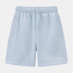 Поларени къси панталони Slazenger Kids' Fleece Jogger Shorts - Light Blue поларени,къси,панталони,дрехи,за,училище,ученическо,облекло,детски,къси,панталони,детски,облекла,slazenger,kids',fleece,jogger,shorts,light,blue