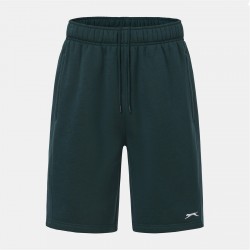 мъжки,поларени,къси,панталони,мъжки,къси,панталони,slazenger,fleece,shorts,mens,forest,green