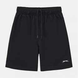 Къси панталони Slazenger Slaz Jersey Short Jn63 - Black къси,панталони,дрехи,за,училище,ученическо,облекло,детски,къси,панталони,детски,3/4,панталони,slazenger,slaz,jersey,short,jn63,black