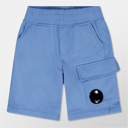 поларени,къси,панталони,детски,3/4,панталони,cp,company,boys',lens,fleece,jogger,shorts,pac,blue,40532