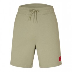 поларени,къси,панталони,мъжки,къси,панталони,hugo,mens,hugo,jogger,fleece,shorts,with,logo,detail,soft,cotton,blend,jersey,green,337