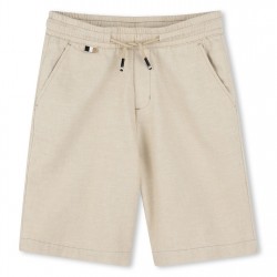 юношески,поларени,къси,панталони,детски,облекла,boss,logo,fleece,shorts,juniors,vanille,21c