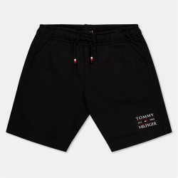 детски,облекла,tommy,hilfiger,tommy,flag,hilfiger,sweatshort,black,bds