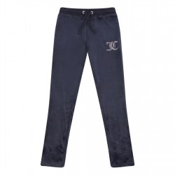 Анцуг JUICY COUTURE Girls Diamante Velour Bootcut Joggers - Night Sky 883 анцуг,детски,3/4,панталони,juicy,couture,girls,diamante,velour,bootcut,joggers,night,sky,883