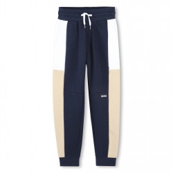 анцуг,детски,облекла,boss,boss,cotton,terry,jogging,bottoms,navy,849