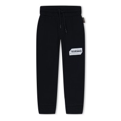 Детски анцуг Napapijri Unisex Kids Kitik Logo Closed Ankle Fleece Joggers - Black 041 детски,анцуг,napapijri,unisex,kids,kitik,logo,closed,ankle,fleece,joggers,black,041